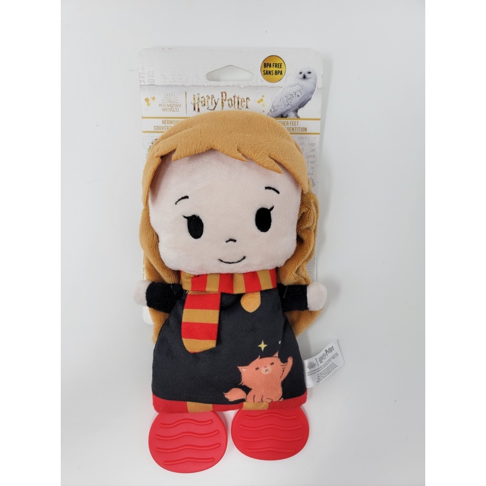 NWT Harry Potter Hermoine Plush Crinkle Infant Teether Lovey Sensory Toy